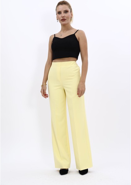 Bol Paça Pantolon-Sarı fırsatları