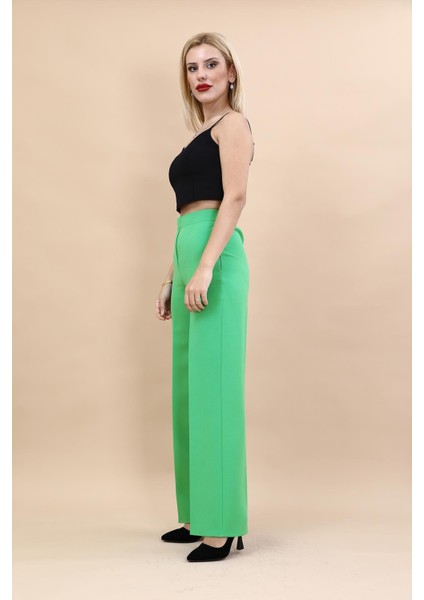 Bol Paça Pantolon -Yeşil fiyatları