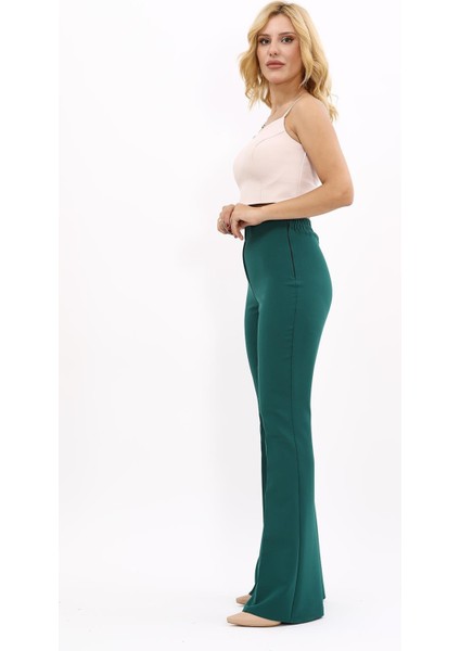 İspanyol Paça Pantolon-Zümrüt indirimleri