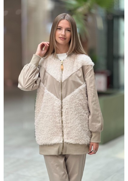 Missemramiss 4691 Taşlı Bomber Kap