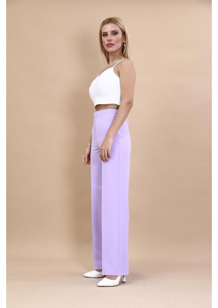 Bol Paça Pantolon-Menekşe fiyatları