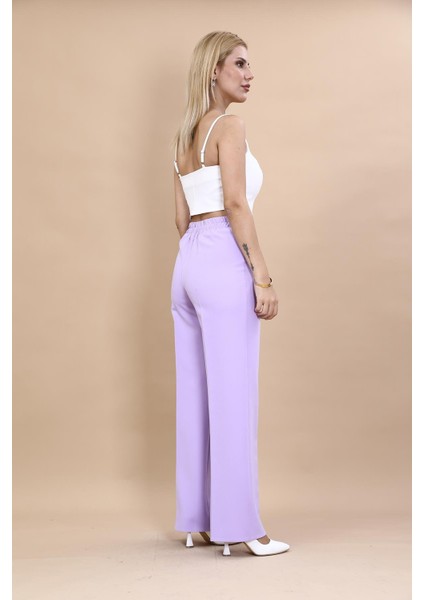 Bol Paça Pantolon-Menekşe fırsatları