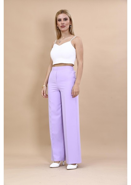 Bol Paça Pantolon-Menekşe indirimleri