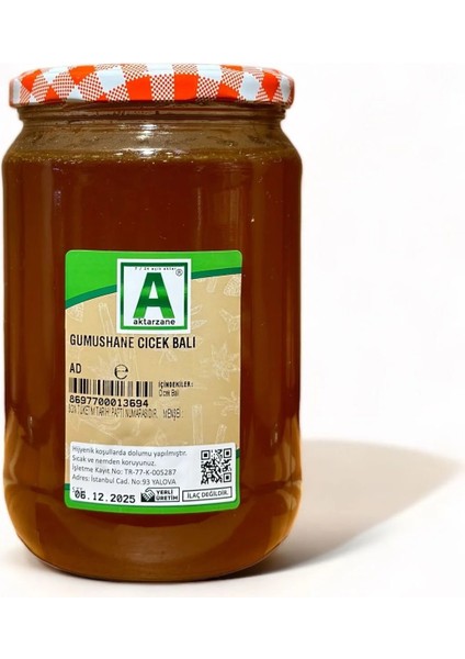 Gümüşhane Çiçek Balı Saf 500 gr