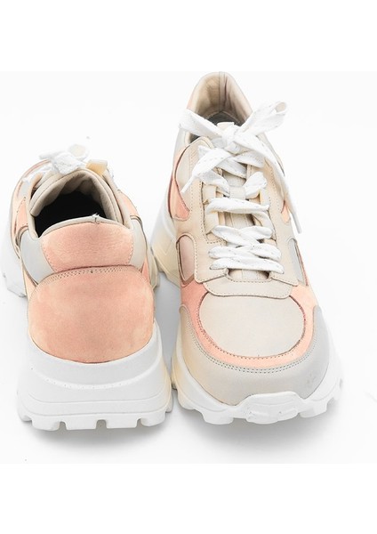+7,5 cm Boy Uzatan Gizli Topuklu Kadın Spor Ayakkabı Çok Renkli Sneaker