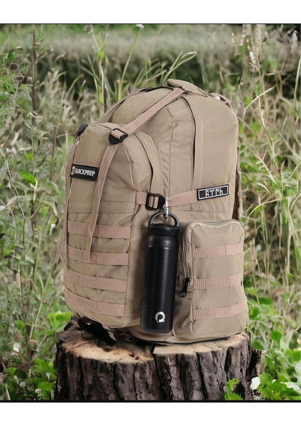 65L Bej Taktik Sırt Çantası | Outdoor, Spor, Kamp, Okul ve Askeri Kullanım
