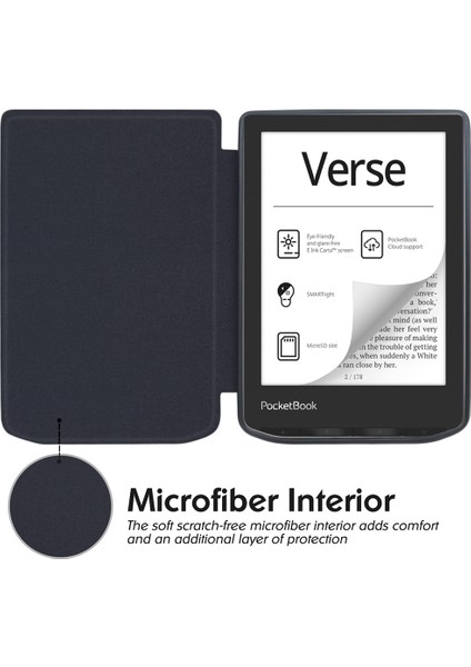 Pocketbook Verse / Verse Pro Için Deri Kılıf (Yurt Dışından) fiyatları