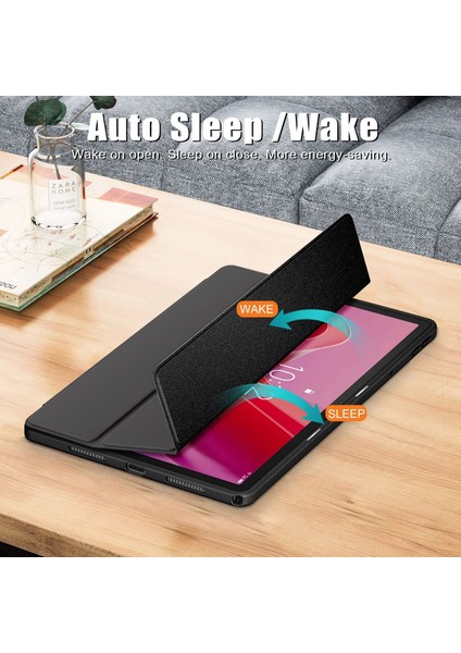 Lenovo Tab M11 / Xiaoxin Pad 2024 Için 3 Katlı Deri Kılıf (Yurt Dışından) fiyatları