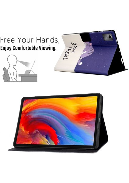 Lenovo Tab M11 / Xiaoxin Pad 11 2024 Için Deri Tablet Kılıfı (Yurt Dışından)