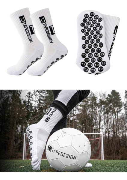 Profesyonel Kaydırmaz Kauçuk Havlu Taban Dikişsiz Maç Sporcu Tozluk Halı Saha Futbol Çorabı fiyatları