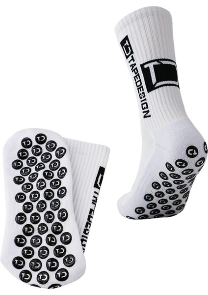 Profesyonel Kaydırmaz Kauçuk Havlu Taban Dikişsiz Maç Sporcu Tozluk Halı Saha Futbol Çorabı fırsatları