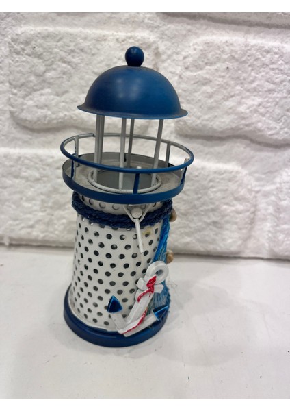 Dekoratif Metal Denizci Mini Marine Tea Light Mumluk Masa Dekoru modelleri
