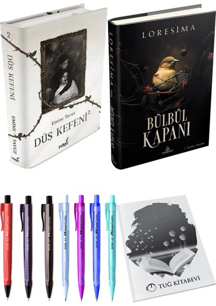 Bülbül Kapanı 1 Ciltli Loresima ve Düş Kefeni 2 Ciltli Emine Tavuz 2'li Set + Hediyeli