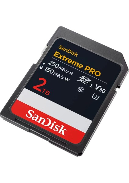 Extreme Pro 2tb 250/150MB/S Sdxc V30 Uhs-I U3 Hafıza Kartı SDSDXXD-2T00-GN4IN fiyatları