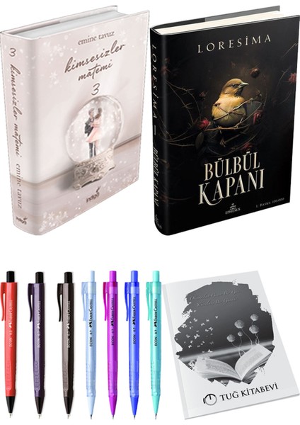 Bülbül Kapanı 1 Ciltli Loresima ve Kimsesizler Matemi 3 Ciltli Emine Tavuz 2'li Set + Hediyeli