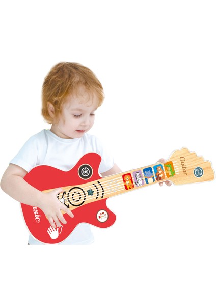 Çok Fonksiyonlu Dokunmatik Oyuncak Gitar
