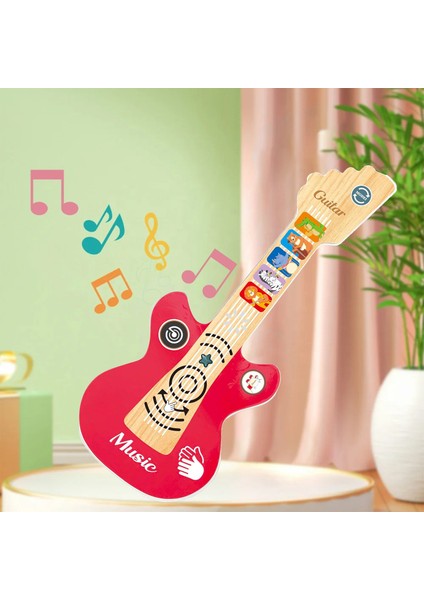 Çok Fonksiyonlu Dokunmatik Oyuncak Gitar