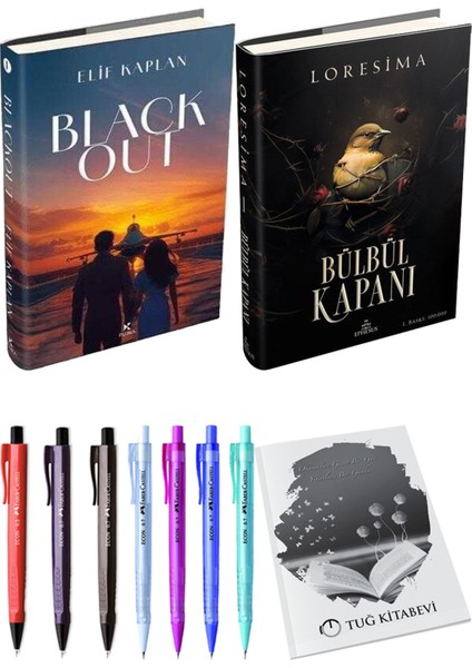 Bülbül Kapanı 1 Ciltli Loresima ve Blackout Ciltli Elif Kaplan 2li Set + Hediyeli