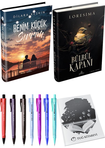 Bülbül Kapanı 1 Ciltli Loresima ve Ephesus Benim Küçük Sırrım 2 Ciltli Dilara Keskin 2li Set + Hediyeli