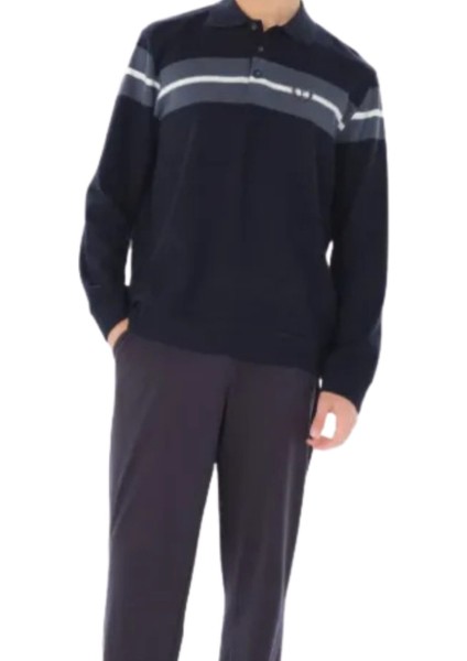 Erkek Uzun Yakalı Pijama 4973