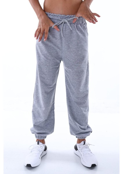 Kız/erkek Çocuk Lastik Paça ,düz 2 Iplik Polyester Eşofman Altı