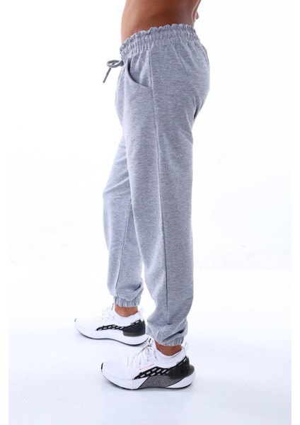Kız/erkek Çocuk Lastik Paça ,düz 2 Iplik Polyester Eşofman Altı