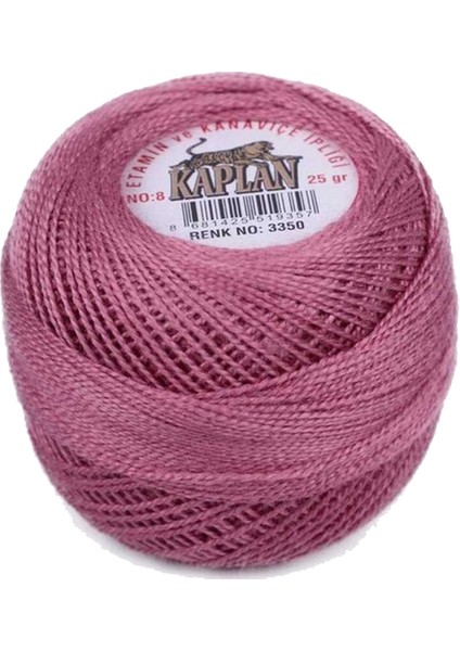 3 Adet Kaplan Etamin ve Kanaviçe Ipi 8 No Kod/renk: 1002 - 3350 - 204 - Ryl