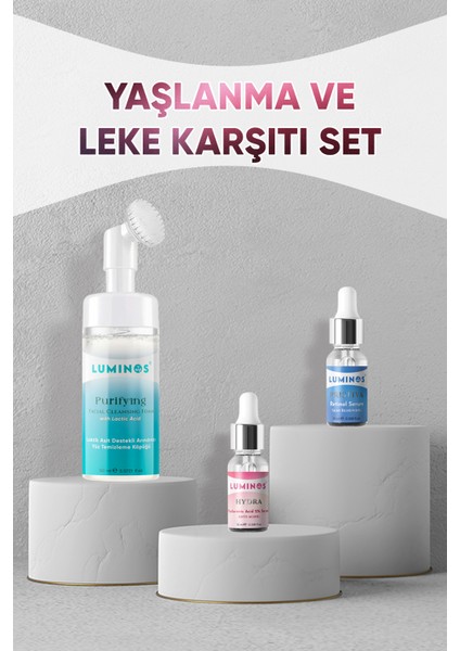Yaşlanma ve Leke Karşıtı Set