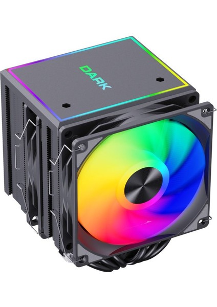 Freezer Pro X120D 2025 Edition 2X12CM Argb 4pin Pwm Fanlı, 2x 65CFM, 230W Tdp, 6x Isı Borusu, LGA1700 - Am5 Uyumlu, Direct Contact Işlemci Soğutucu (DKCCX120D)