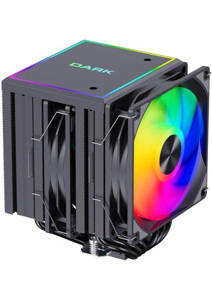 Freezer Pro X120D 2025 Edition 2X12CM Argb 4pin Pwm Fanlı, 2x 65CFM, 230W Tdp, 6x Isı Borusu, LGA1700 - Am5 Uyumlu, Direct Contact Işlemci Soğutucu (DKCCX120D)