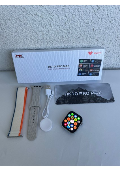 HK10 Pro Max Amoled 2.02 Amoled Wearfitpro/chatgpt/ses Kayıt/kulaklık Eşleştirme Akıllı Saat