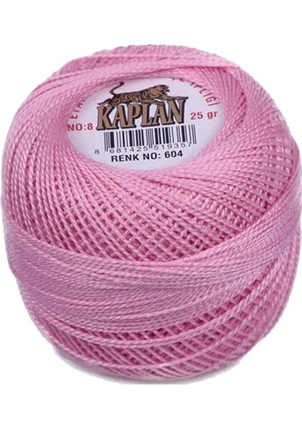 3 Adet Kaplan Etamin ve Kanaviçe Ipi 8 No Kod/renk: 604 - 110 - 581 - Ryl