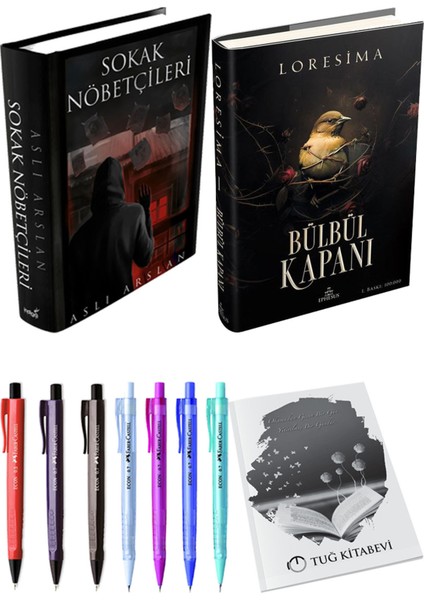 Bülbül Kapanı 1 Ciltli Loresima ve Sokak Nöbetçileri 1 Ciltli Aslı Arslan 2'li Set + Hediyeli