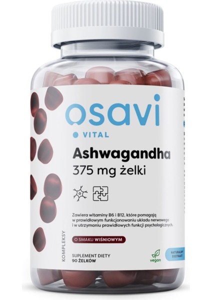 Ashwagandha Gummies 375 Mg 90'lı