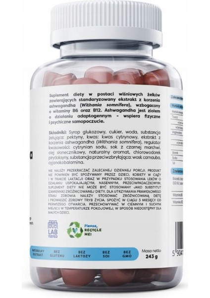 Ashwagandha Gummies 375 Mg 90'lı