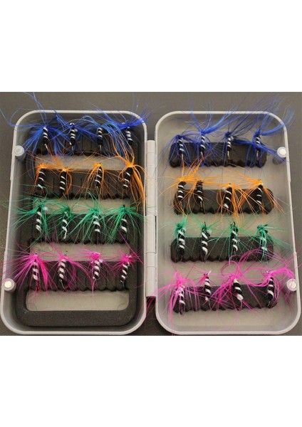 3453 Trout Fly Sinek Assortment Alabalık Yemi 32'li Mix Set