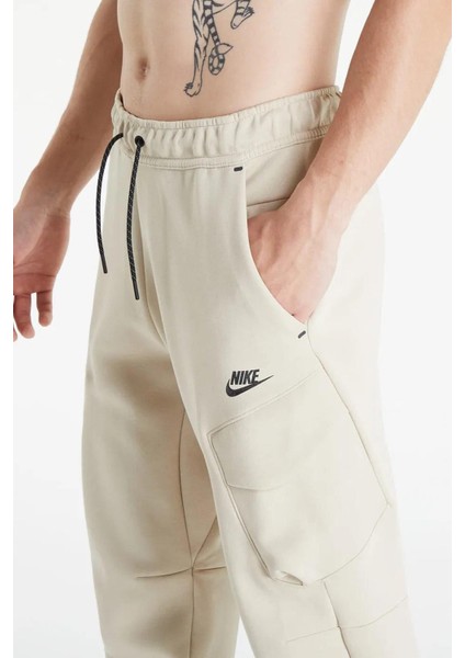 Tech Fleece Utility Cargo Pants Brown Uzun Kesim Erkek Eşofman Altı