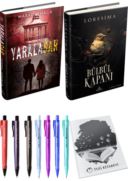 Bülbül Kapanı 1 Ciltli Loresima ve Ephesus Yayınları Yaralasar 4 Ciltli Maral Atmaca 2li Set + Hediyeli