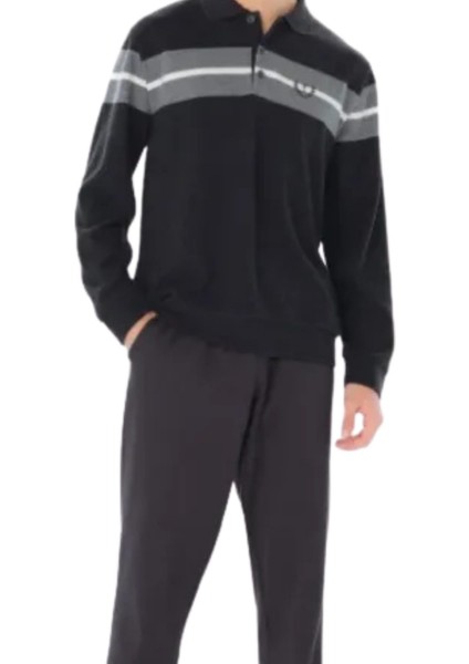 Erkek Uzun Yakalı Pijama 4973