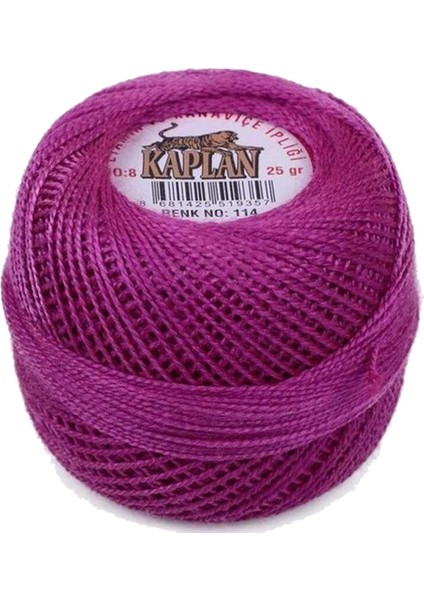 3 Adet Kaplan Etamin ve Kanaviçe Ipi 8 No Kod/renk: 748 - 293 - 114 - Ryl