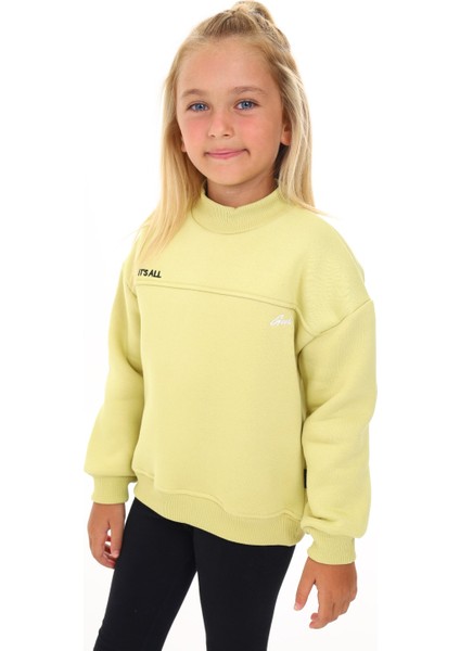 Kız Çocuk Nakışlı Sweatshirt