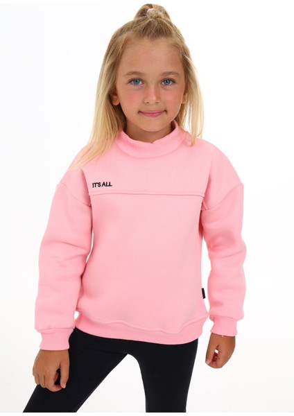 Kız Çocuk Nakışlı Sweatshirt