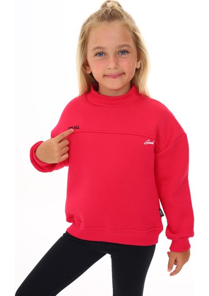 Kız Çocuk Nakışlı Sweatshirt