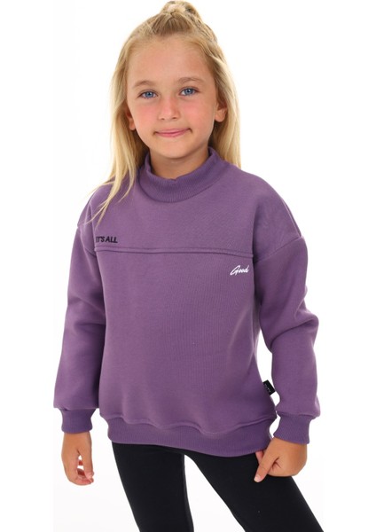 Kız Çocuk Nakışlı Sweatshirt