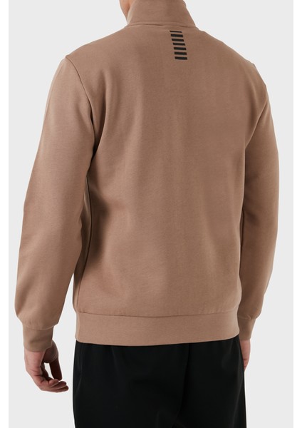Pamuk Karışımlı Regular Fit Yarım Fermuarlı Dik Yaka Sweat Erkek Sweat 8NPM35 Pjvtz 1745