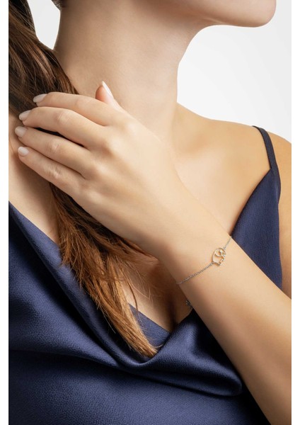 Bilge Fil 18 Ayar Beyaz Altın Kaplama 20 cm Gümüş Bileklik modelleri