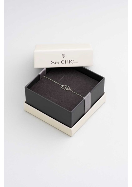 Bilge Fil 18 Ayar Beyaz Altın Kaplama 20 cm Gümüş Bileklik indirimleri