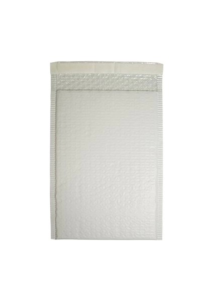 Bantlı Balonlu Beyaz Zarf 15 x 25 + 5 cm 25 Adet
