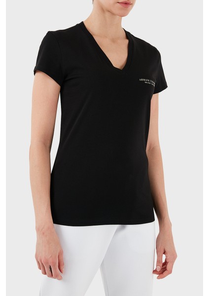 % 100 Pamuk Regular Fit V Yaka T Shirt Bayan T Shirt 8NYT81 YJG3Z 52AK fırsatları