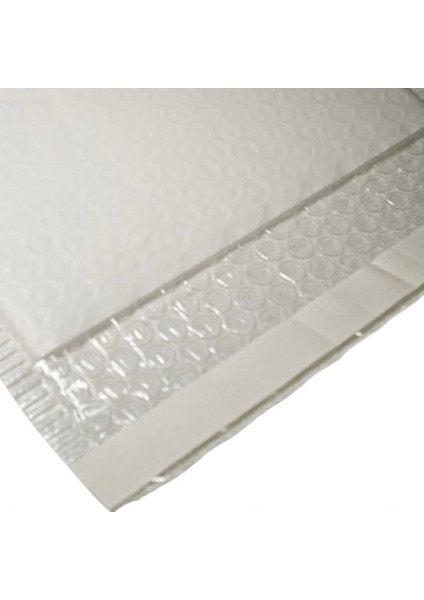 Bantlı Balonlu Beyaz Zarf 10 x 15 + 5 cm 100 Adet